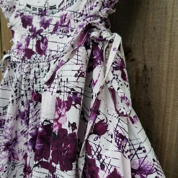 Hot topic purple rose and Music Note Dress. - Picture 10 of 15